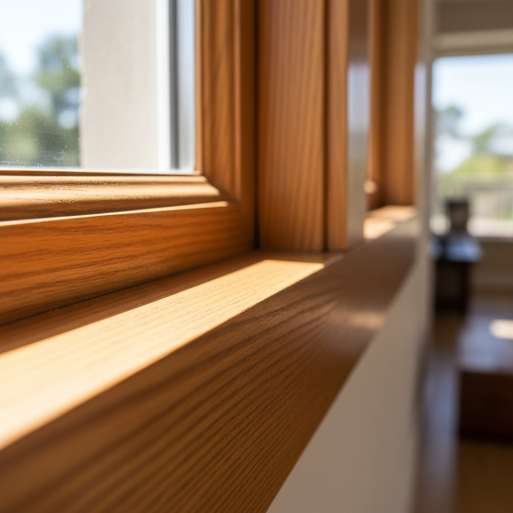 Mooi schoon houten meubel zonder schimmelvlekken