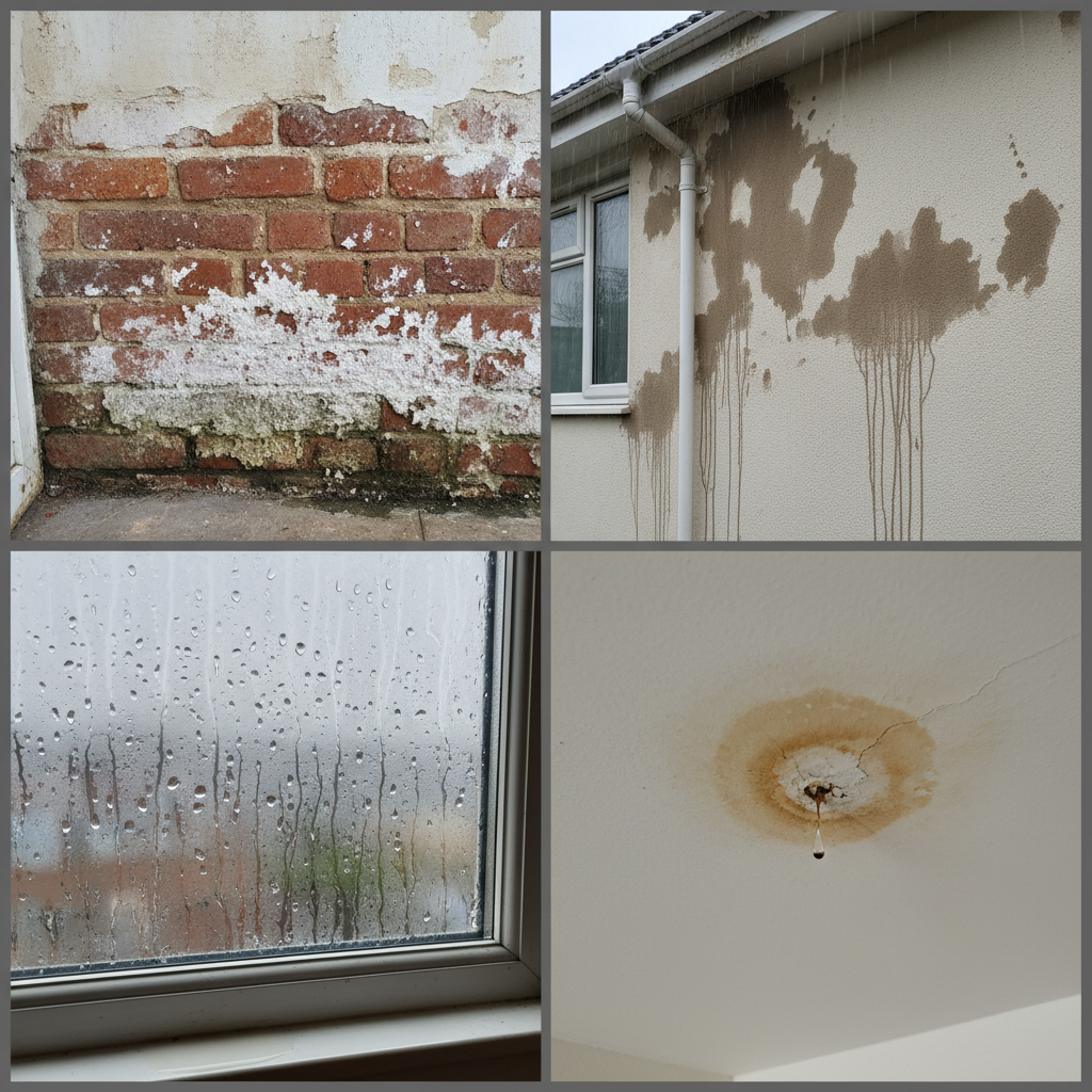 Verschillende vochtproblemen in huis